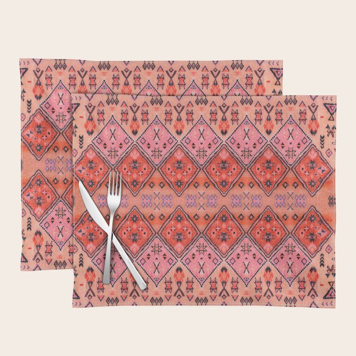 Epic Rustic & Farmhouse Style Original Moroccan Artwork  Placemat Gallery Image 1