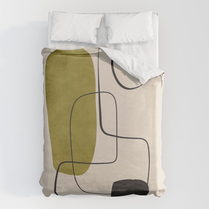 Abstract Minimal Shapes 126 Duvet Cover Gallery Image 1
