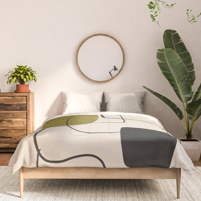 Abstract Minimal Shapes 126 Comforter Gallery Image 3