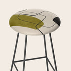 Abstract Minimal Shapes 126 Stool Gallery Image 2