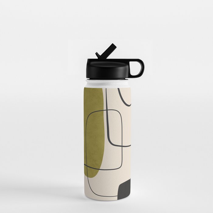 Abstract Minimal Shapes 126 Water Bottle Gallery Image 1
