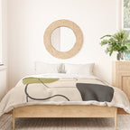 Abstract Minimal Shapes 126 Duvet Cover Gallery Image 3
