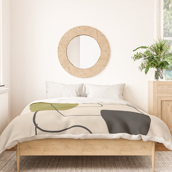 Abstract Minimal Shapes 126 Duvet Cover Gallery Image 3