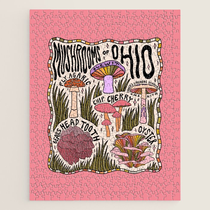 Mushrooms of Ohio Jigsaw Puzzle Gallery Image 1