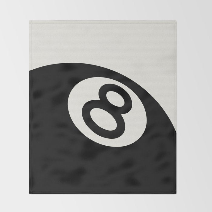 The 8 Ball Throw Blanket Gallery Image 2