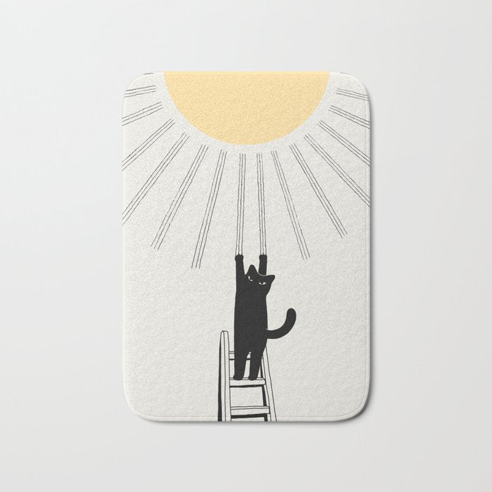 Cat Landscape 198: Making Sunshine Bath Mat Gallery Image 1