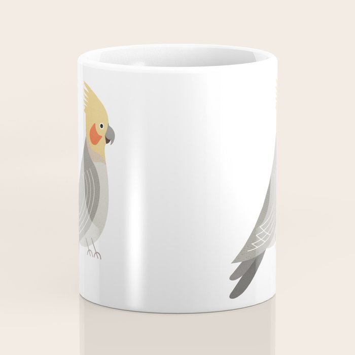 Whimsy Cockatiel Coffee Mug Gallery Image 4