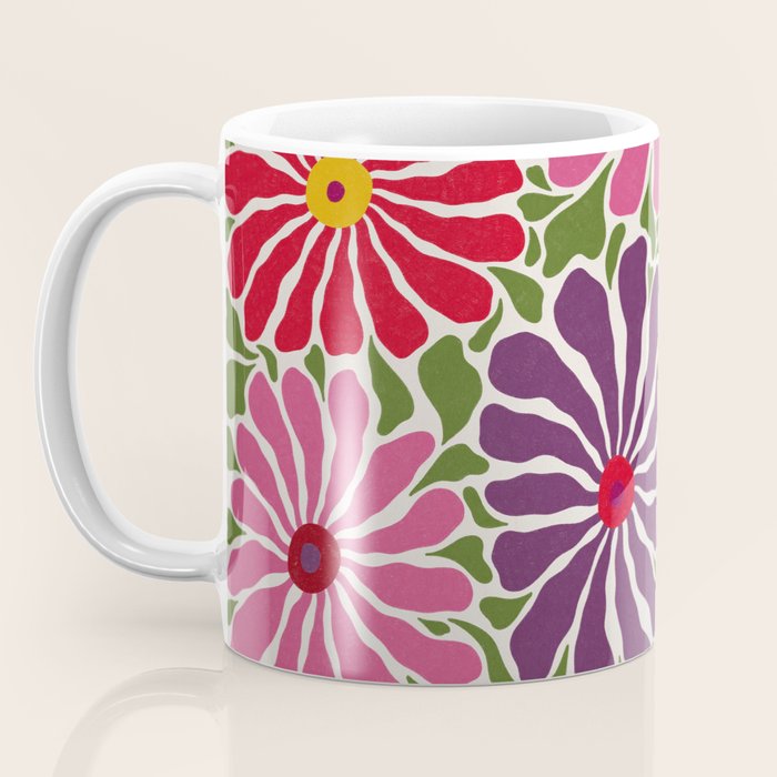 Lazy Florals #3 Coffee Mug Gallery Image 3