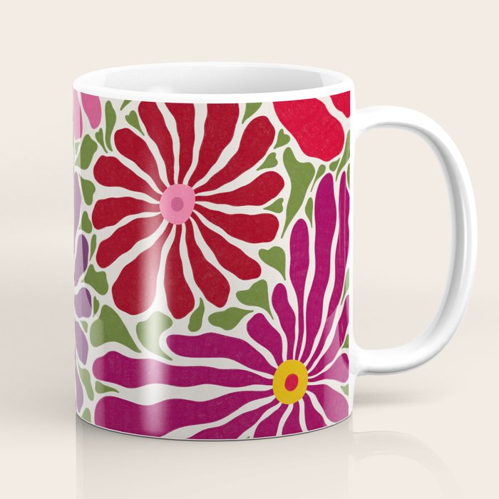 Lazy Florals #3 Coffee Mug Gallery Image 1