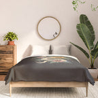 Year of the Snake 2025 - Black Comforter Gallery Image 3