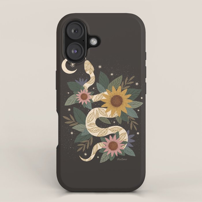 Year of the Snake 2025 - Black iPhone Case Gallery Image 1