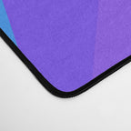 Magenta Blacklight Low Poly Desk Mat Gallery Image 4