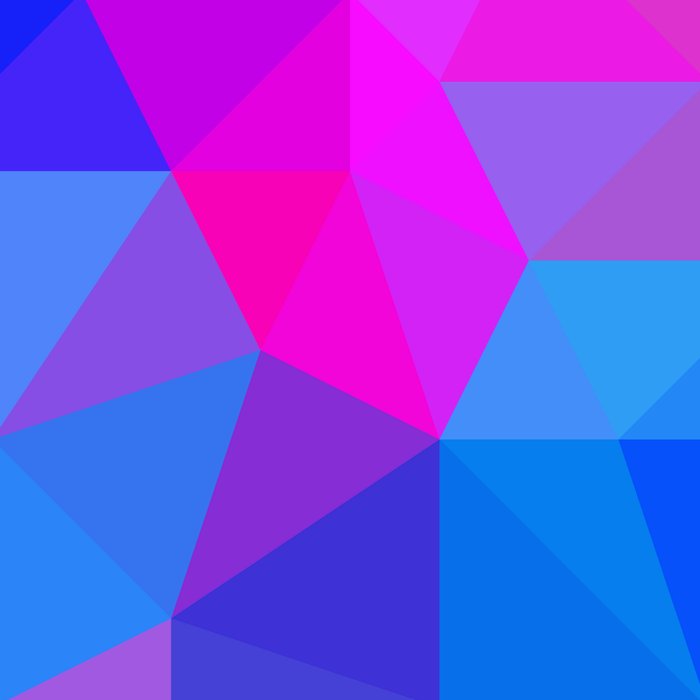 Magenta Blacklight Low Poly Coffee Mug Gallery Image 2
