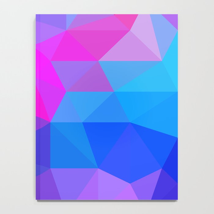 Magenta Blacklight Low Poly Notebook Gallery Image 4