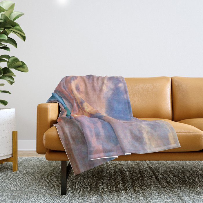 Sea view Throw Blanket Gallery Image 1