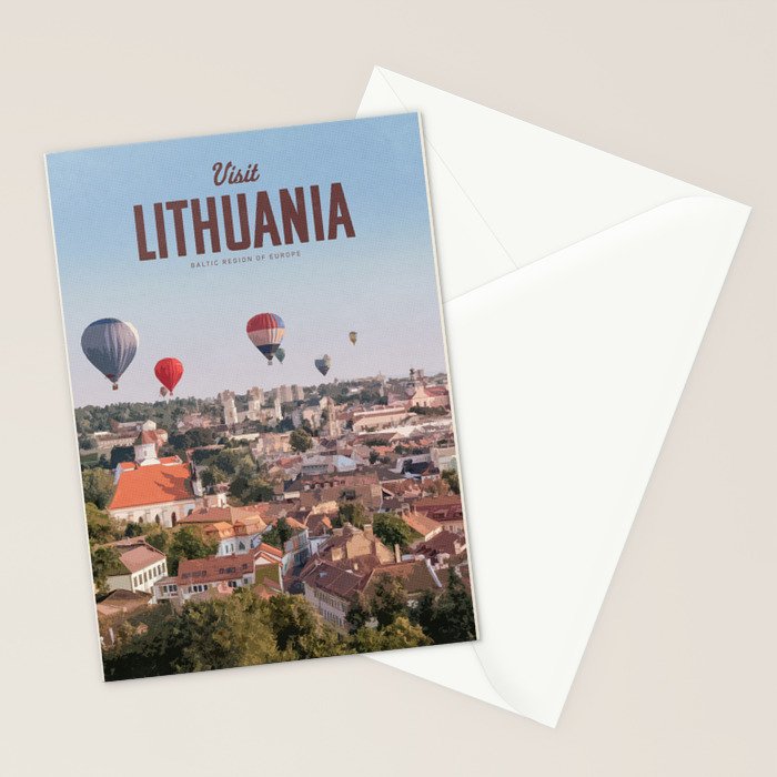 Visit Lithuania Stationery Card Gallery Image 2