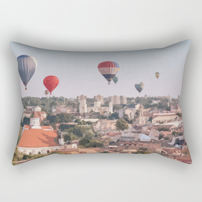 Visit Lithuania Rectangular Pillow Gallery Image 1