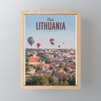 Visit Lithuania Mini Art Print Gallery Image 1
