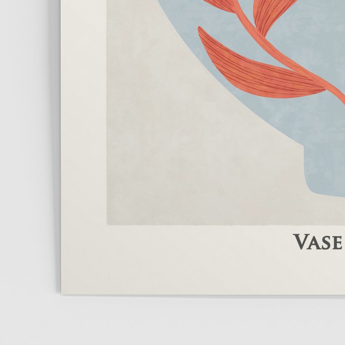 Blue Vase of Daisies Collection Poster Gallery Image 3