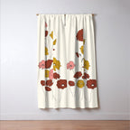 Colorful Poppy Flowers Window Curtain Gallery Image 3