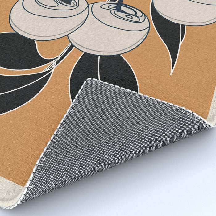 Minimalist Cherry Fruit Line Art 5 Rug Gallery Image 4