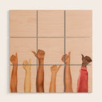 Thumbs Up Wood Wall Art Gallery Image 1