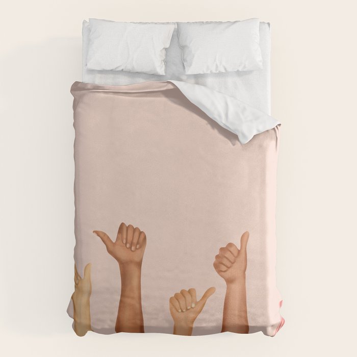 Thumbs Up Duvet Cover Gallery Image 1