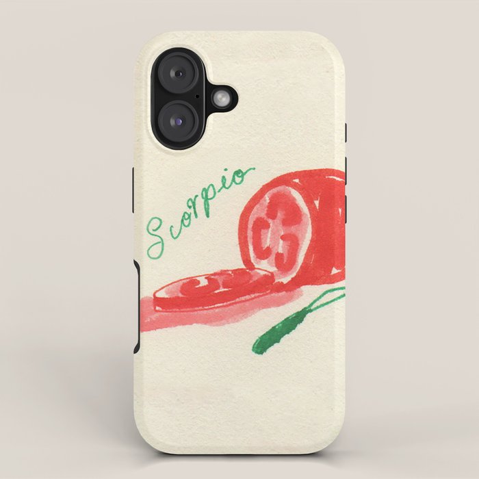 scorpio tomato iPhone Case Gallery Image 1