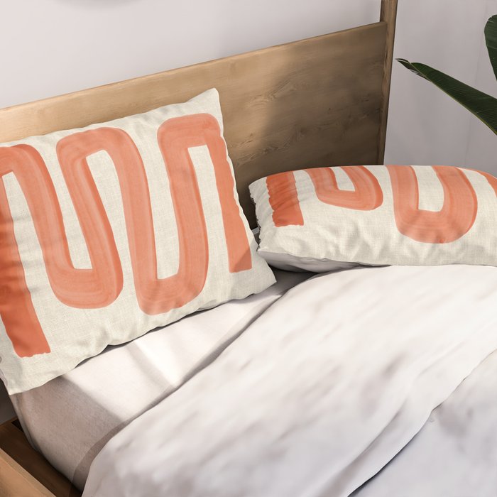 Orange Ghost Road  Pillow Sham Gallery Image 2