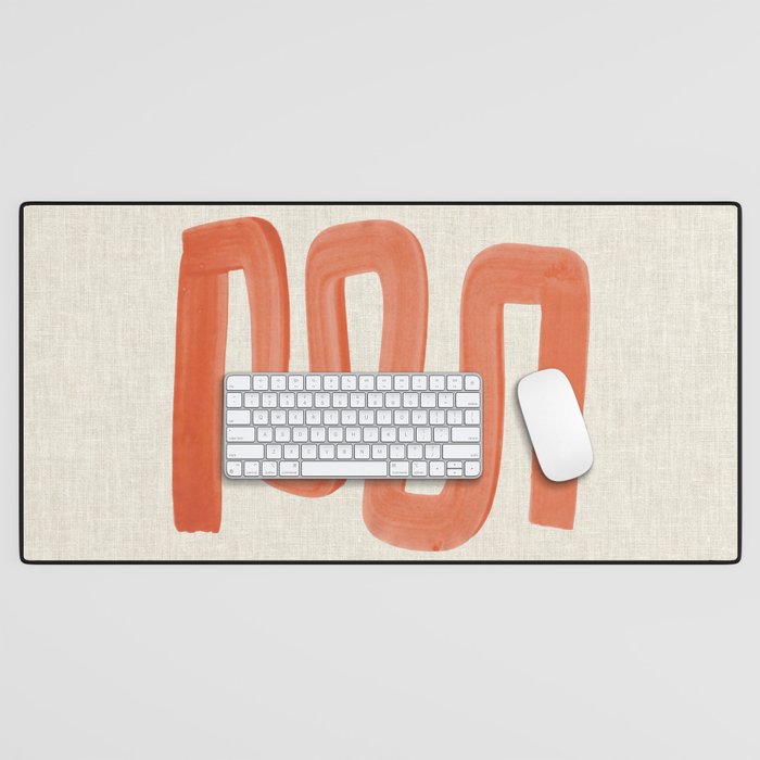 Orange Ghost Road  Desk Mat Gallery Image 1