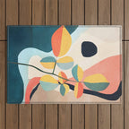 Colorful Branching Out 25 Outdoor Rug Gallery Image 1