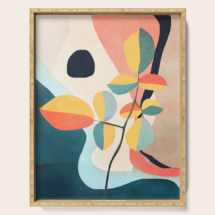 Colorful Branching Out 25 Serving Tray Gallery Image 1