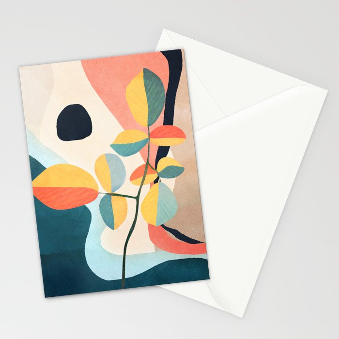 Colorful Branching Out 25 Stationery Card Gallery Image 2