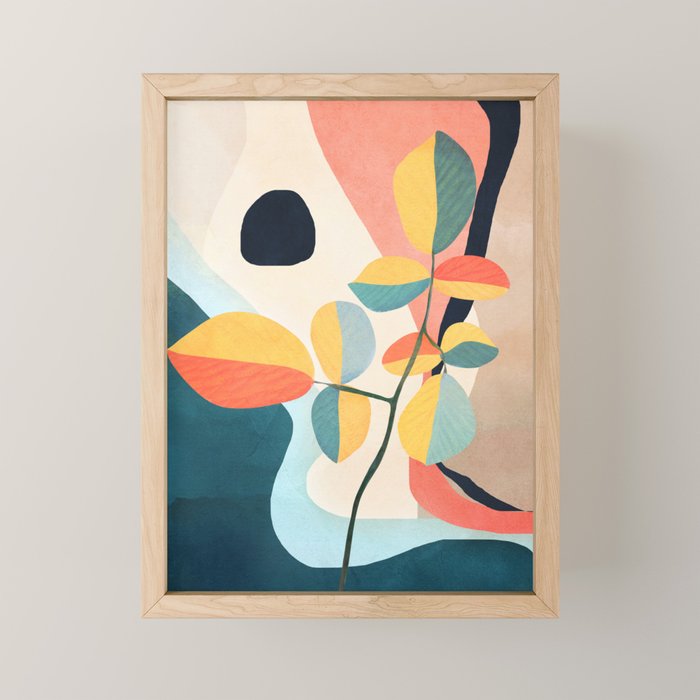 Colorful Branching Out 25 Mini Art Print Gallery Image 1