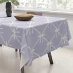 Bows & Ribbons Pattern XXXIV Pastel Lavender Purple  Tablecloth Gallery Image 3