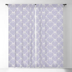 Bows & Ribbons Pattern XXXIV Pastel Lavender Purple  Window Curtain Gallery Image 5
