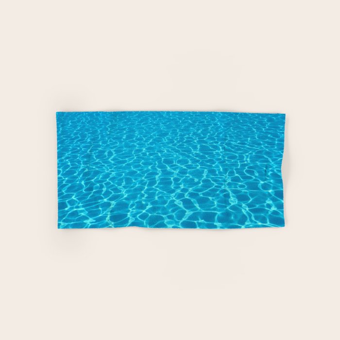Swimming pool water sun reflection. Ripple Water. Bath Towel Gallery Image 1