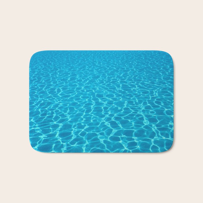 Swimming pool water sun reflection. Ripple Water. Bath Mat Gallery Image 1