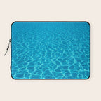 Swimming pool water sun reflection. Ripple Water. Laptop Sleeve Gallery Image 1