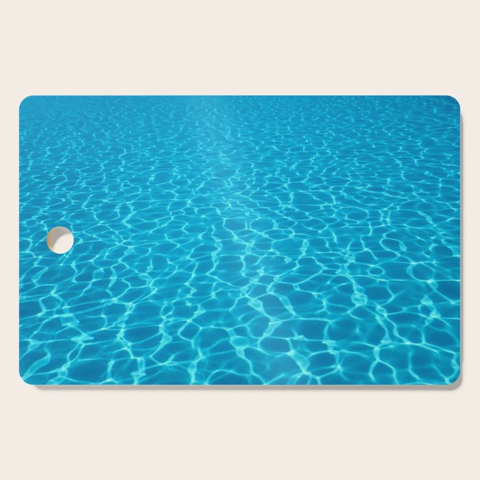 Swimming pool water sun reflection. Ripple Water. Cutting Board Gallery Image 1