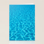 Swimming pool water sun reflection. Ripple Water. Stationery Card Gallery Image 2