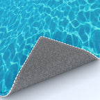 Swimming pool water sun reflection. Ripple Water. Rug Gallery Image 4