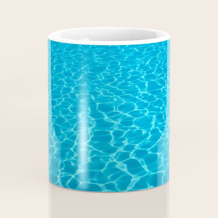 Swimming pool water sun reflection. Ripple Water. Coffee Mug Gallery Image 4