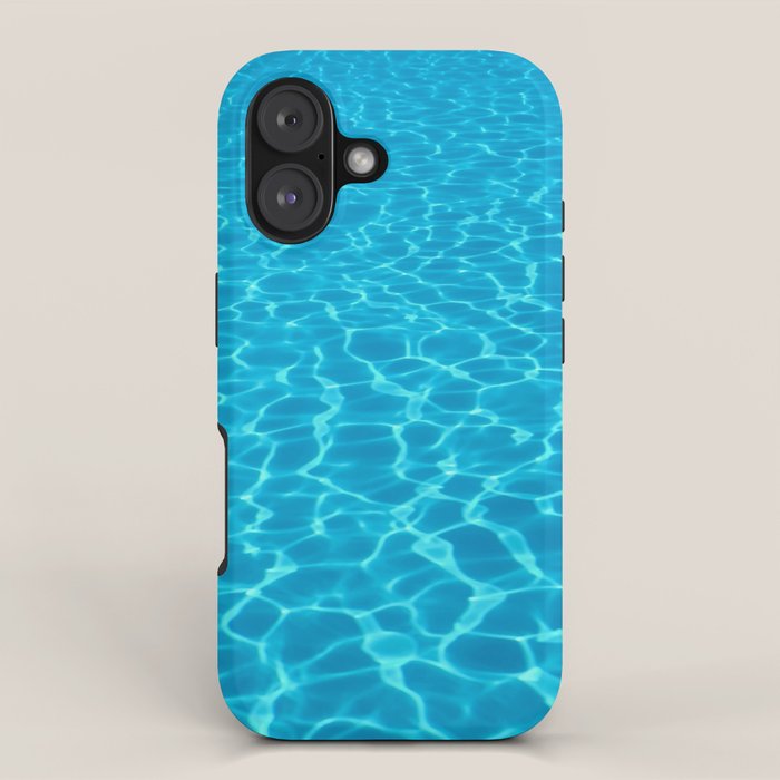 Swimming pool water sun reflection. Ripple Water. iPhone Case Gallery Image 1