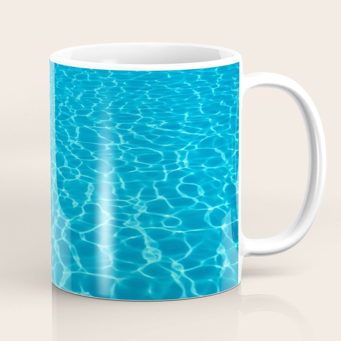 Swimming pool water sun reflection. Ripple Water. Coffee Mug Gallery Image 1