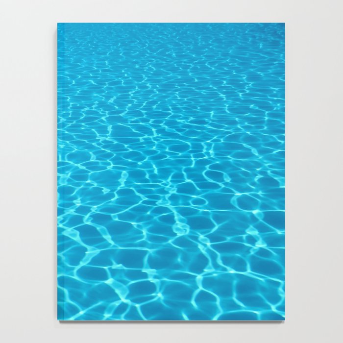 Swimming pool water sun reflection. Ripple Water. Notebook Gallery Image 4