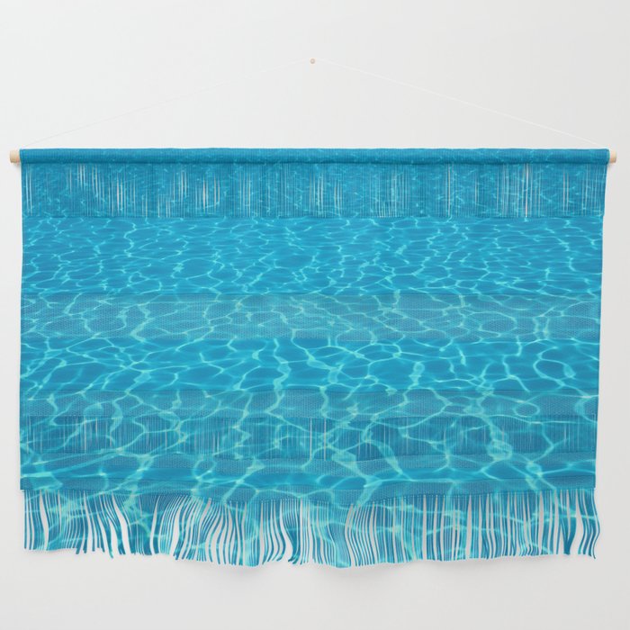 Swimming pool water sun reflection. Ripple Water. Wall Hanging Gallery Image 1