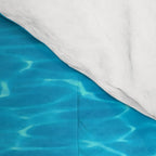 Swimming pool water sun reflection. Ripple Water. Comforter Gallery Image 4