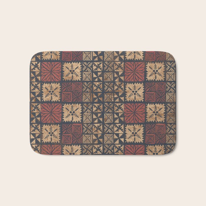 UrbanNesian Tongan Ngatu | Mua Bath Mat Gallery Image 1