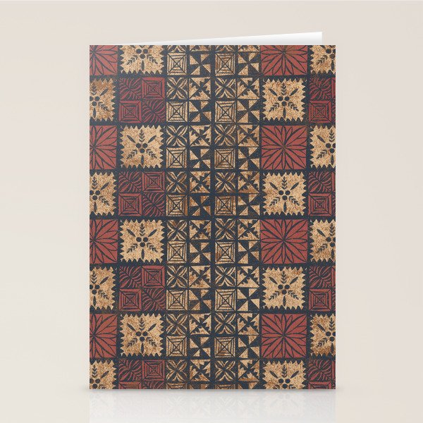 UrbanNesian Tongan Ngatu | Mua Stationery Card Gallery Image 1